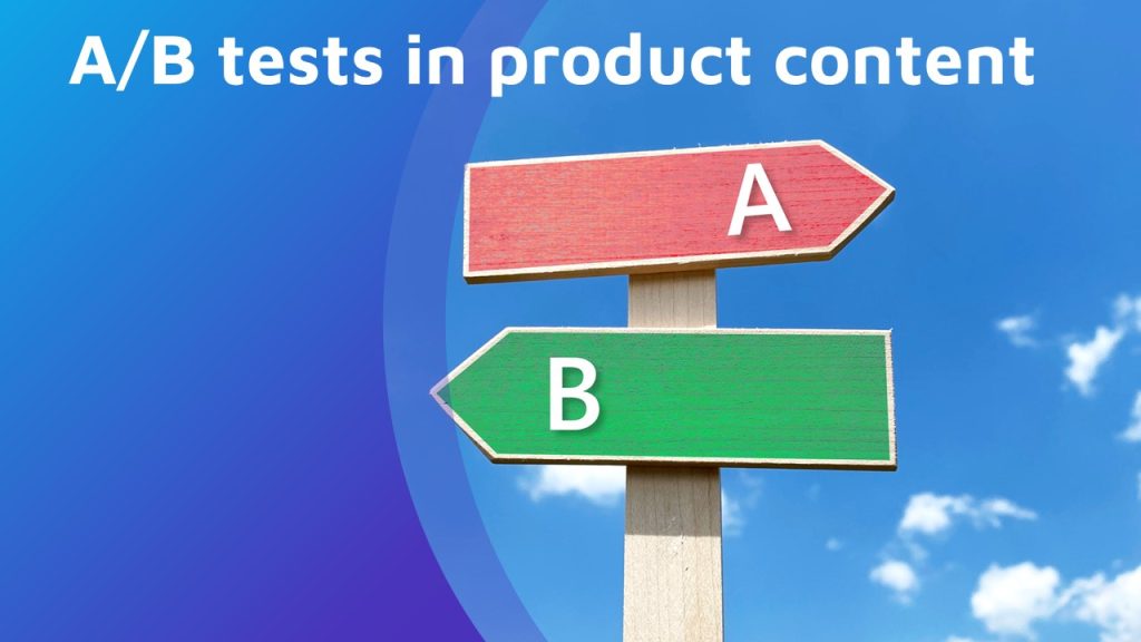AB Testing in product content