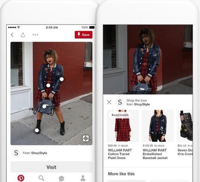 Visual search in ecommerce