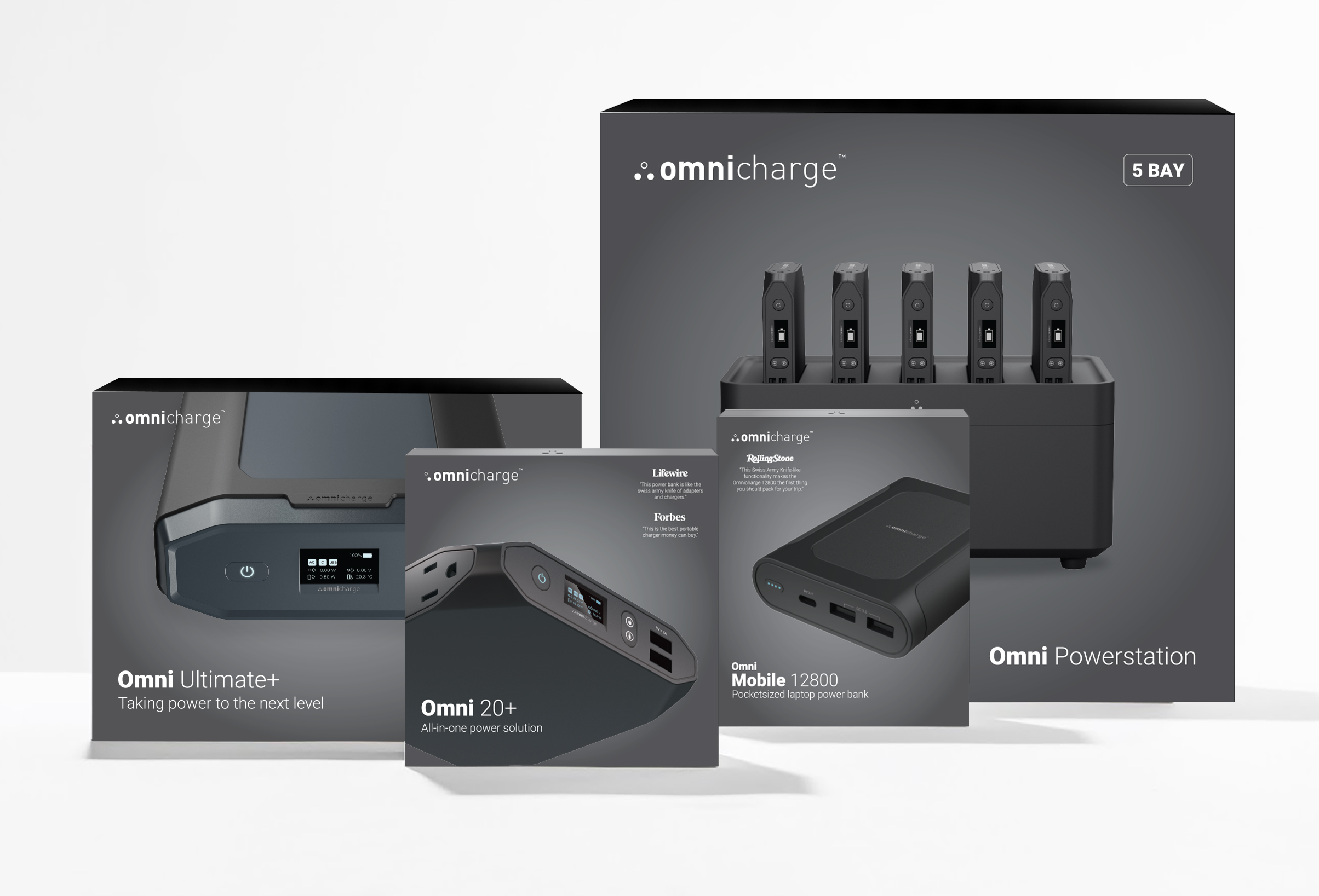 OMNICHARGE packaging